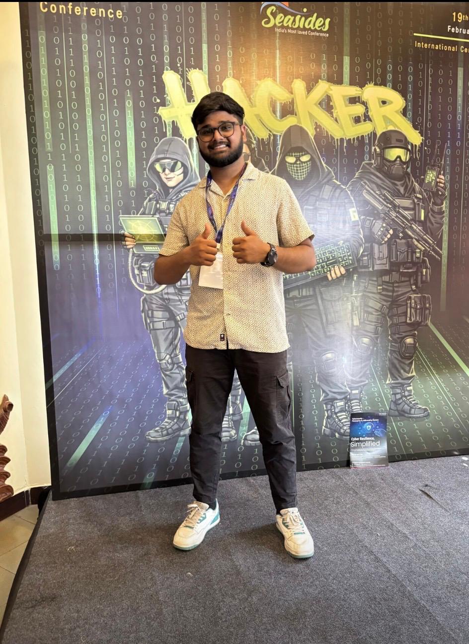 Team candid at event