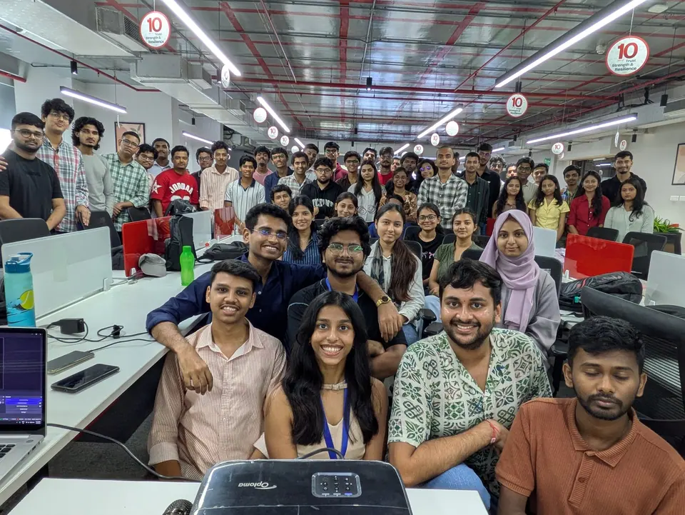 Group photo of participants at Haxnation in Mumbai